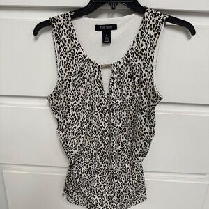 WHBM Size M Leopard Shirt